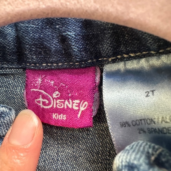 Disney Kids 2T Minnie Mouse Blue Denim Long Sleeve Girls Jean Jacket - Picture 4 of 5